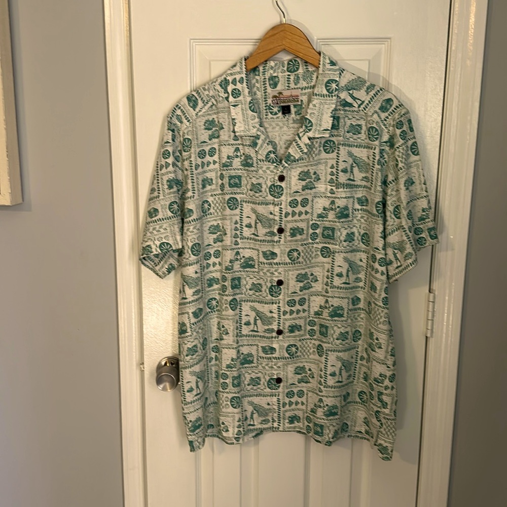 Pataloha green Opihi man shirt